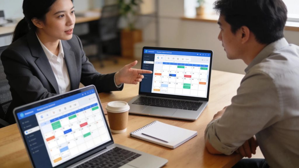 Client consultation for customised calendar management with a virtual assistant